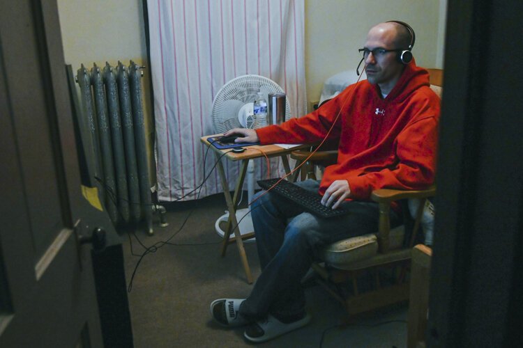 Victor Smith works from home as a Customer Service Representative.